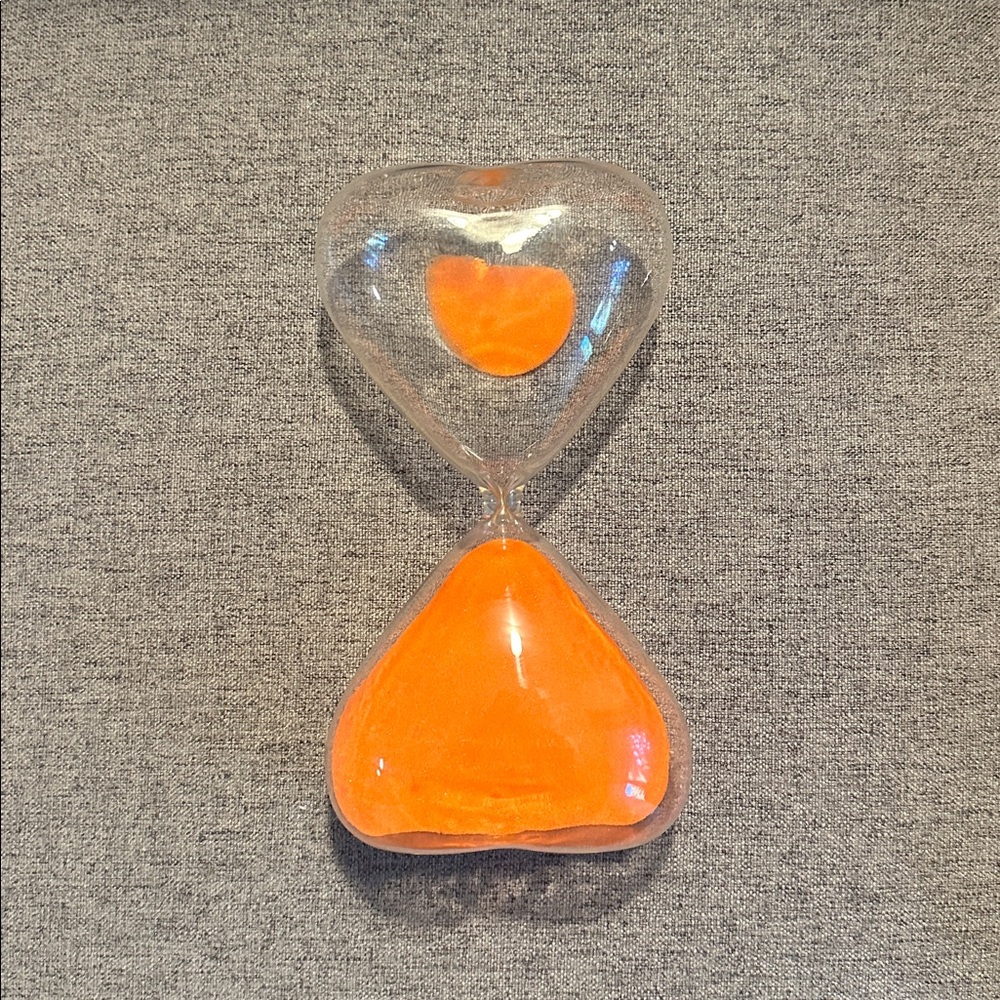 Orange sand timer - Picture 3 of 4